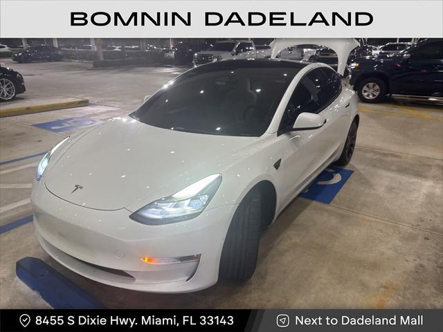 used 2022 Tesla Model 3 car, priced at $32,490