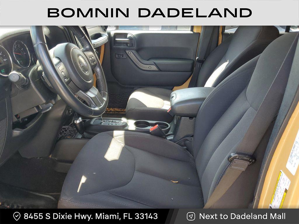 used 2014 Jeep Wrangler Unlimited car, priced at $16,490