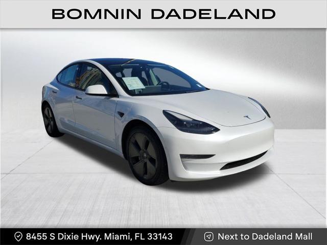 used 2021 Tesla Model 3 car, priced at $18,490