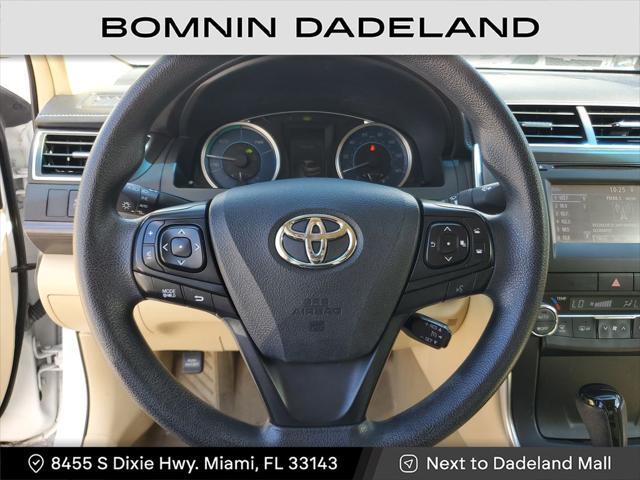 used 2017 Toyota Camry Hybrid car, priced at $15,990