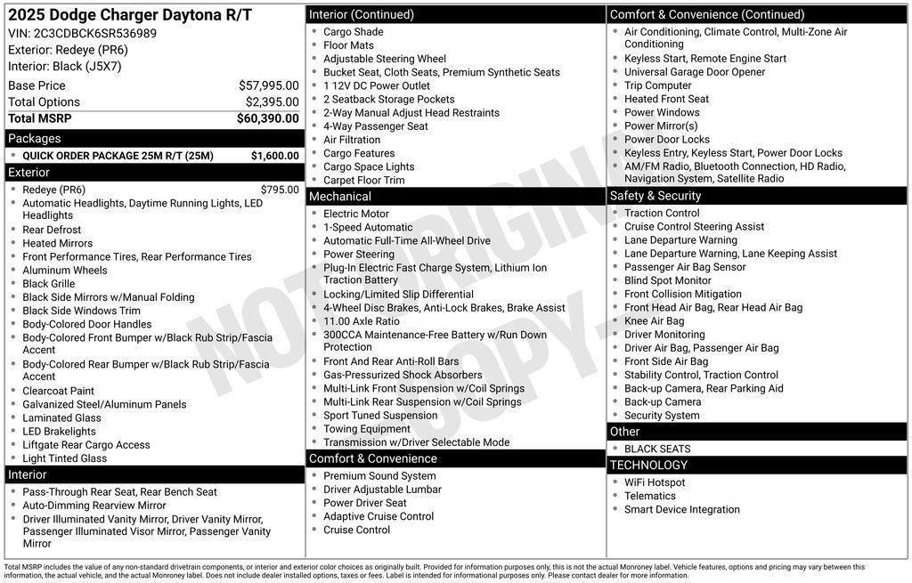 used 2025 Dodge Charger Daytona car, priced at $38,990