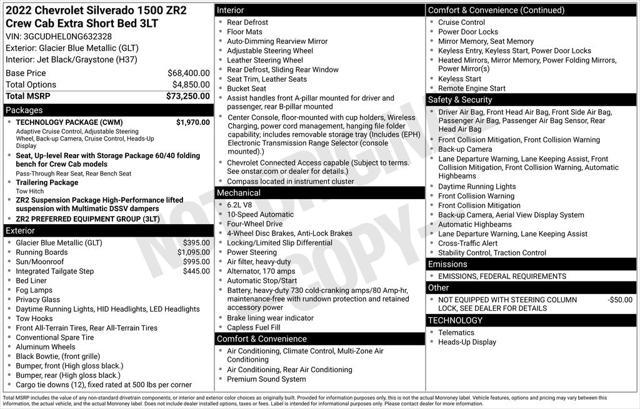 new 2022 Chevrolet Silverado 1500 car, priced at $61,895