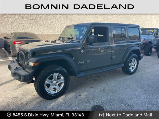 used 2020 Jeep Wrangler Unlimited car, priced at $27,490