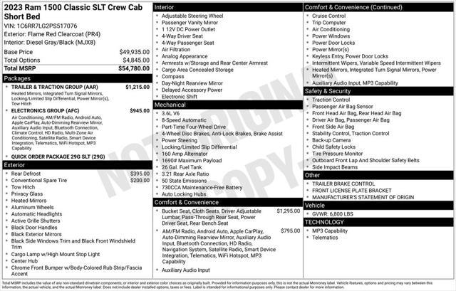 used 2023 Ram 1500 Classic car, priced at $26,490