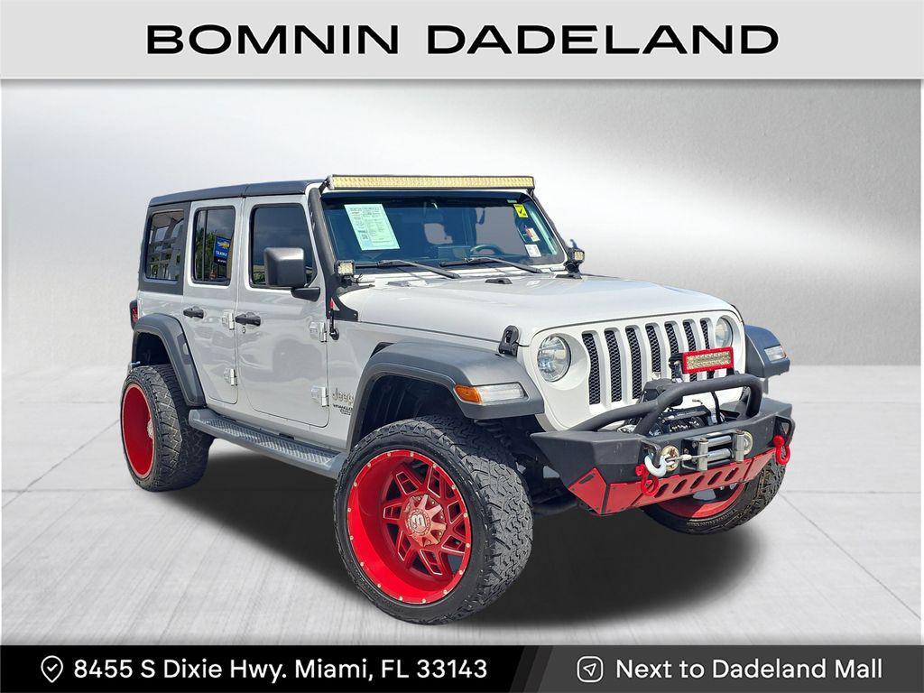 used 2019 Jeep Wrangler Unlimited car, priced at $23,990