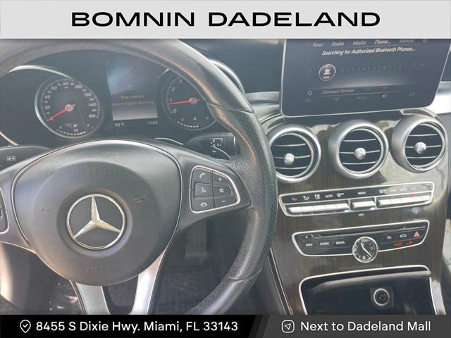 used 2018 Mercedes-Benz C-Class car, priced at $17,990