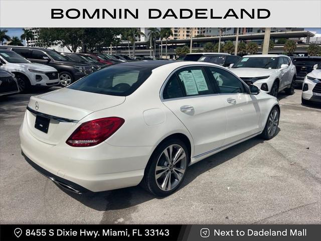 used 2018 Mercedes-Benz C-Class car, priced at $17,990