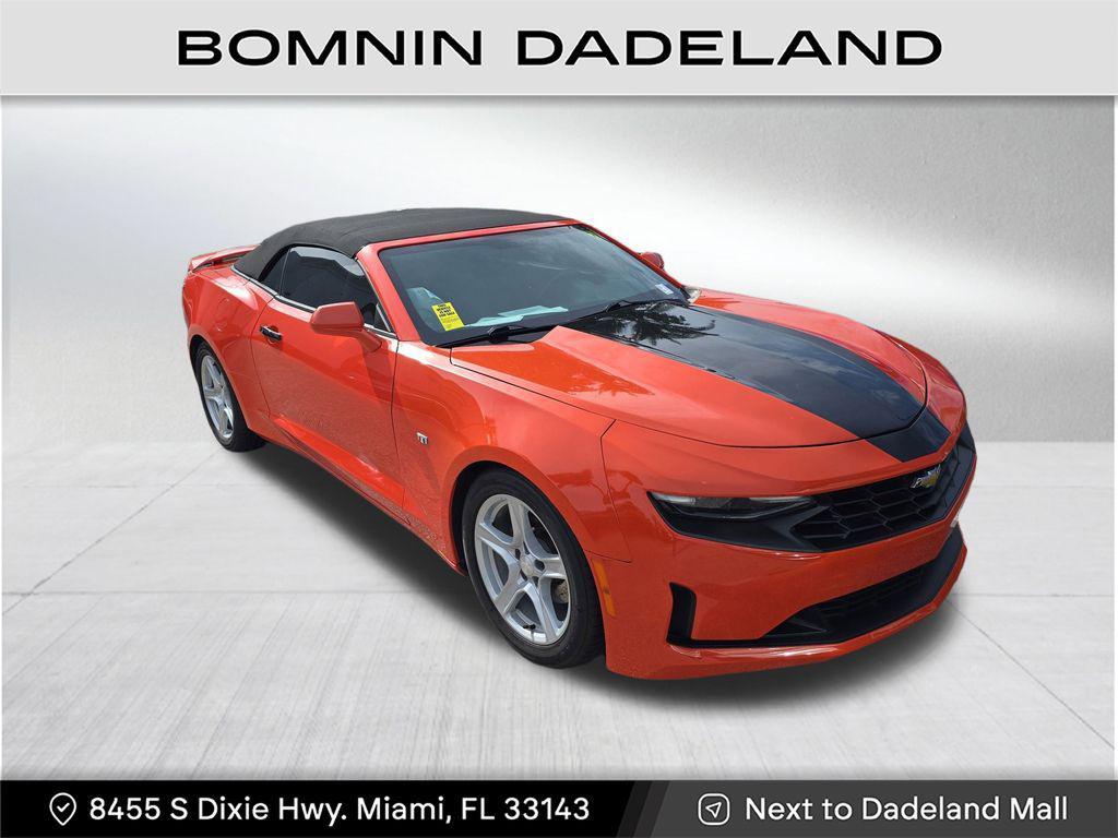 used 2021 Chevrolet Camaro car, priced at $19,490