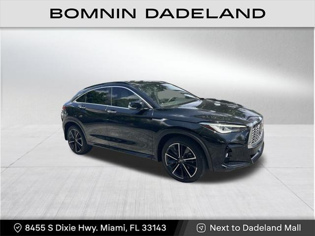 used 2022 INFINITI QX55 car, priced at $31,490