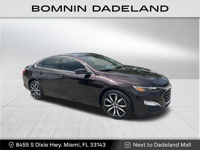 used 2021 Chevrolet Malibu car, priced at $16,990