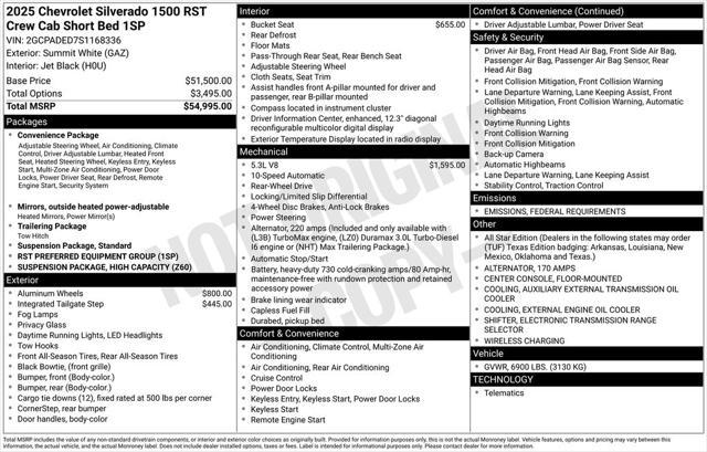 new 2025 Chevrolet Silverado 1500 car, priced at $38,240
