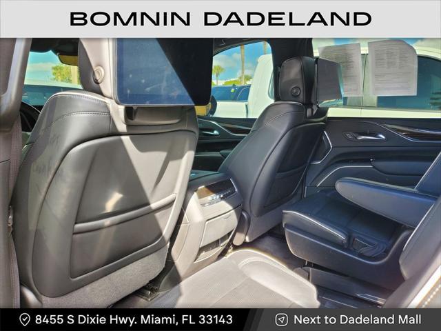used 2023 Cadillac Escalade ESV car, priced at $71,490
