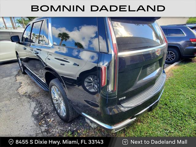 used 2023 Cadillac Escalade ESV car, priced at $71,490