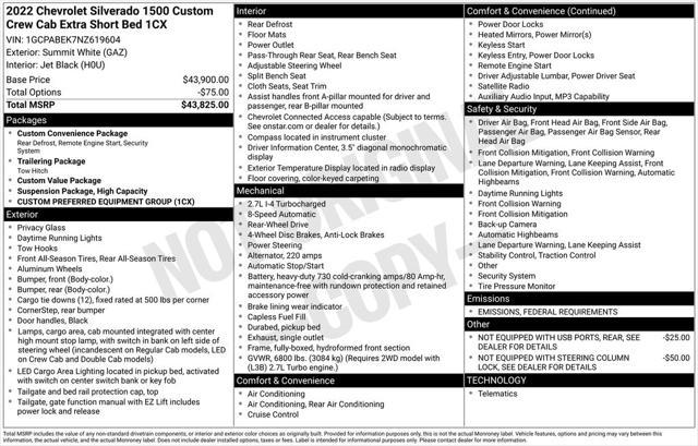 new 2022 Chevrolet Silverado 1500 car, priced at $28,370