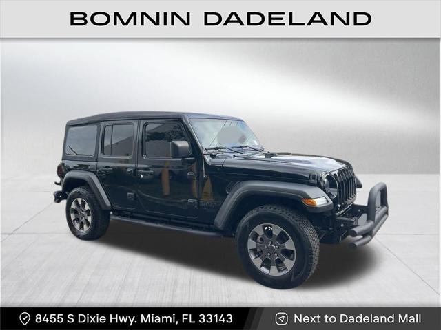 used 2021 Jeep Wrangler Unlimited car, priced at $27,490