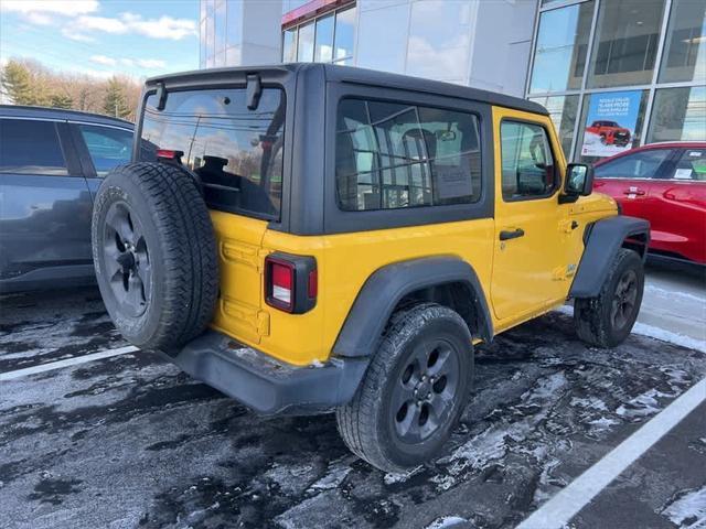 used 2020 Jeep Wrangler car, priced at $22,495