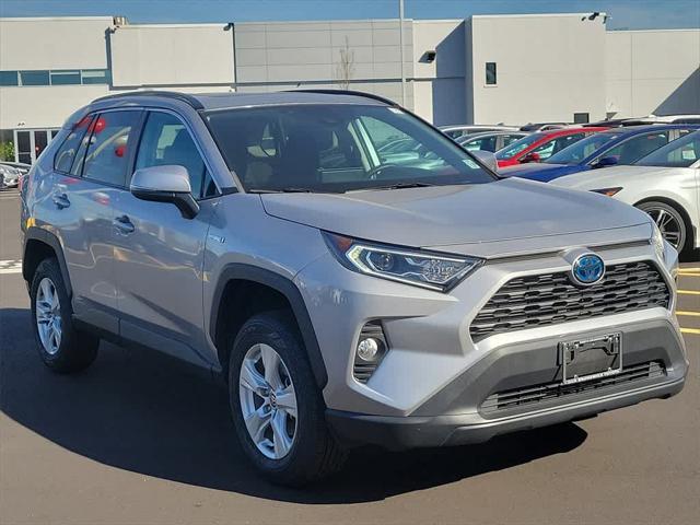 used 2021 Toyota RAV4 Hybrid car, priced at $27,495