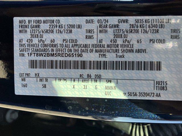 new 2024 Ford F-250 car, priced at $142,194