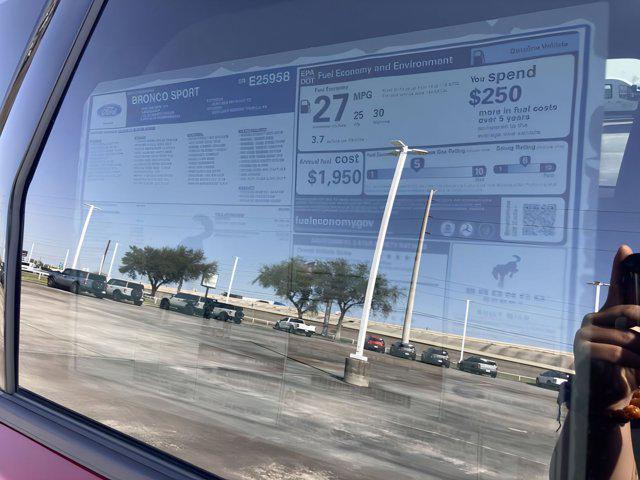 new 2025 Ford Bronco Sport car, priced at $33,341