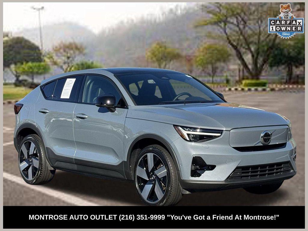 used 2023 Volvo C40 Recharge Pure Electric car, priced at $28,997