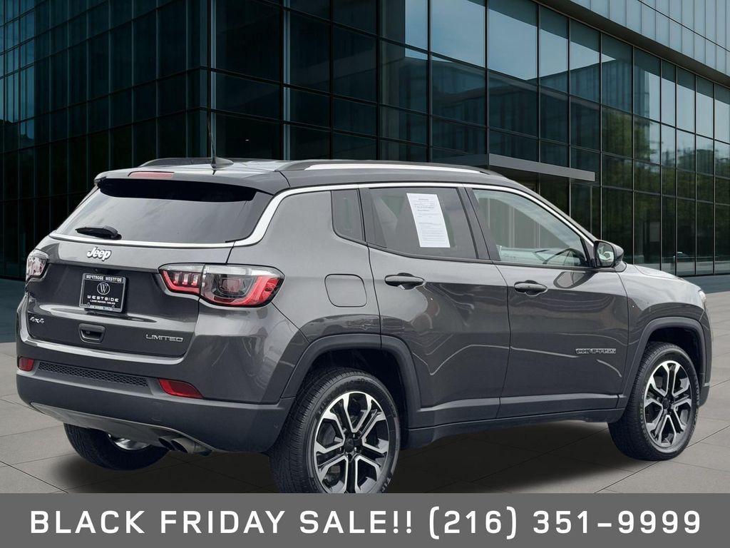used 2022 Jeep Compass car, priced at $21,487