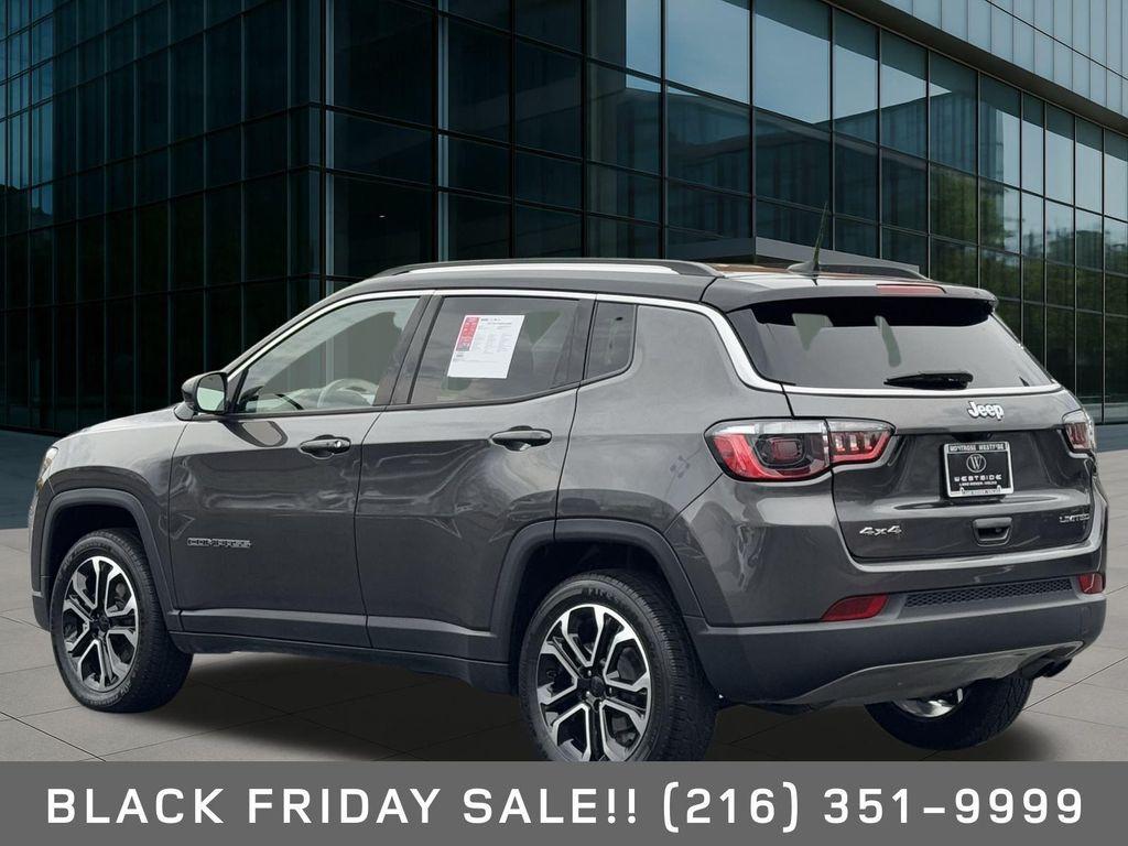 used 2022 Jeep Compass car, priced at $21,487