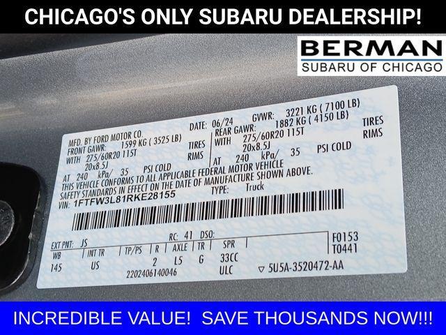used 2024 Ford F-150 car, priced at $47,729