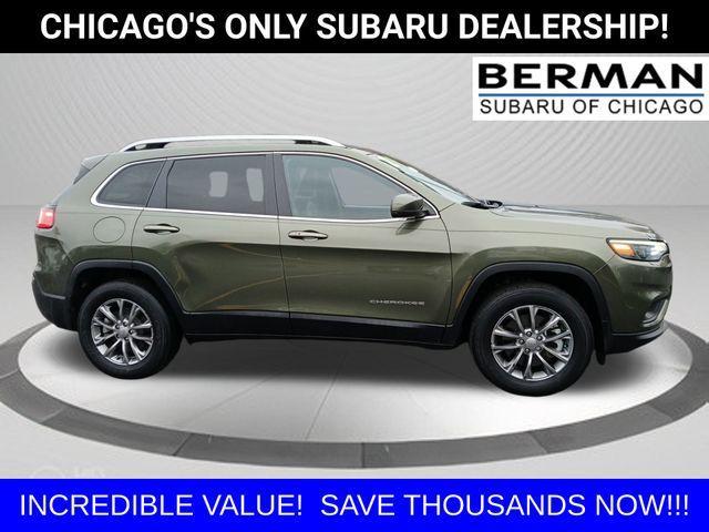 used 2021 Jeep Cherokee car, priced at $21,500