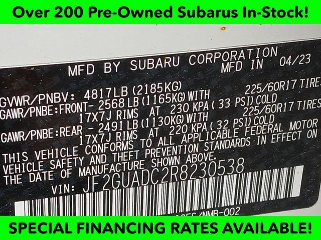 used 2024 Subaru Crosstrek car, priced at $25,662