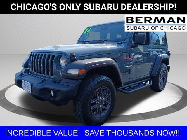 used 2024 Jeep Wrangler car, priced at $31,400