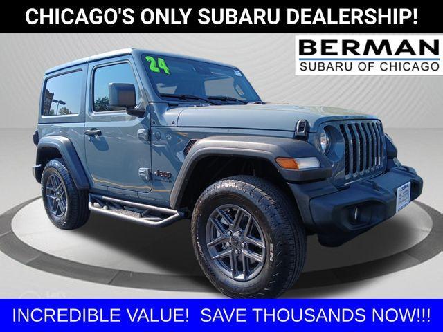 used 2024 Jeep Wrangler car, priced at $31,400