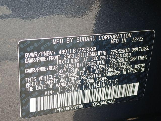 used 2024 Subaru Forester car, priced at $33,950