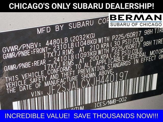 used 2018 Subaru Forester car, priced at $15,500
