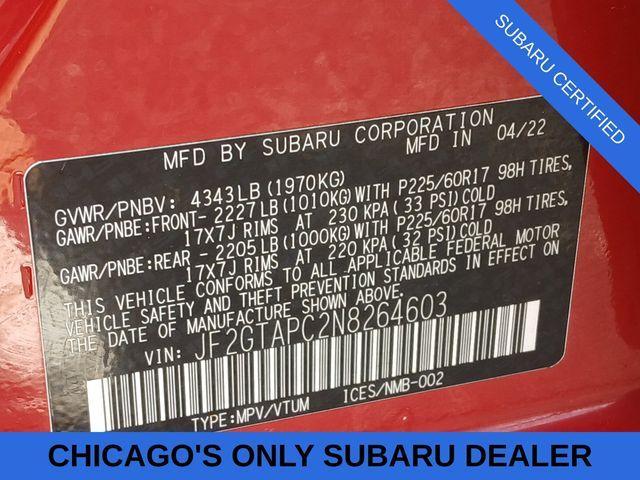 used 2022 Subaru Crosstrek car, priced at $23,429
