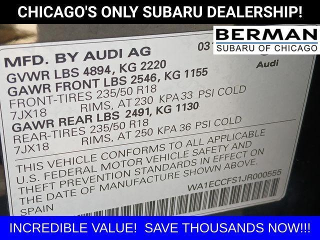 used 2018 Audi Q3 car, priced at $14,250