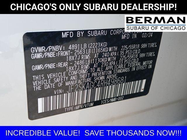 used 2024 Subaru Forester car, priced at $31,156