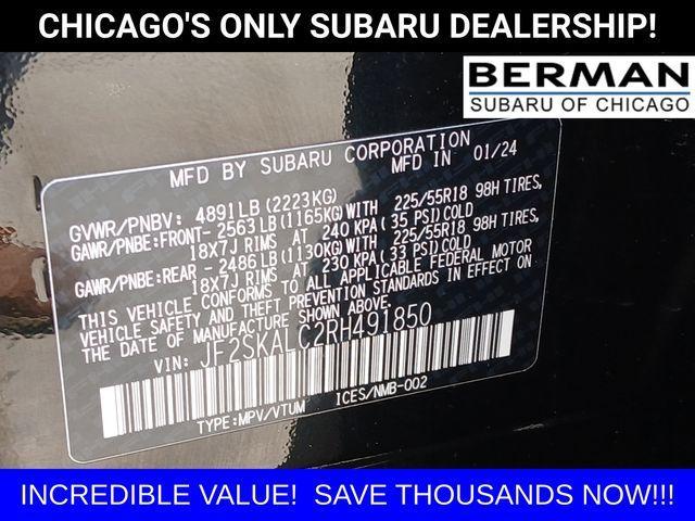 used 2024 Subaru Forester car, priced at $30,300