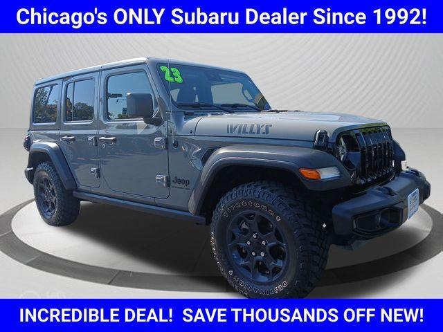 used 2023 Jeep Wrangler car, priced at $30,900