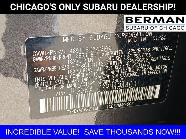 used 2024 Subaru Forester car, priced at $30,300