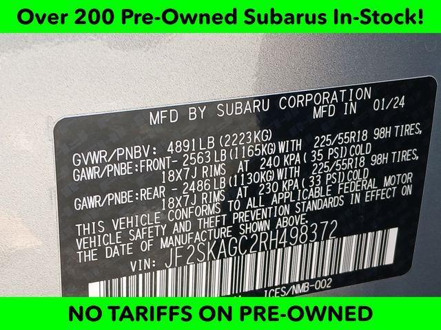 used 2024 Subaru Forester car, priced at $35,000