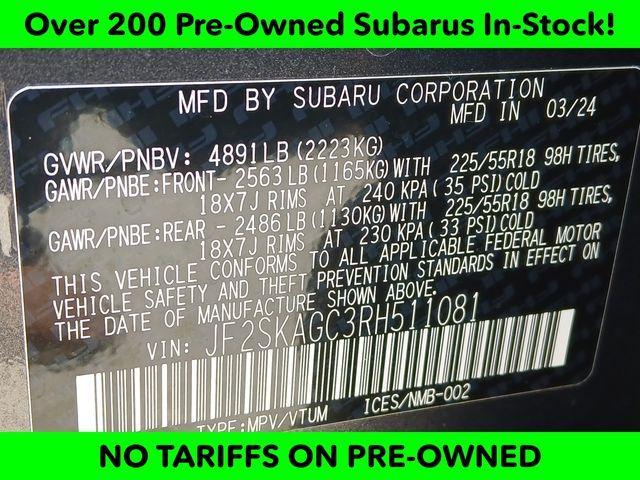 used 2024 Subaru Forester car, priced at $32,000