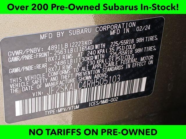 used 2024 Subaru Forester car, priced at $35,155