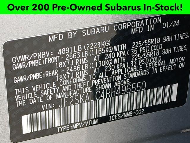 used 2024 Subaru Forester car, priced at $34,000