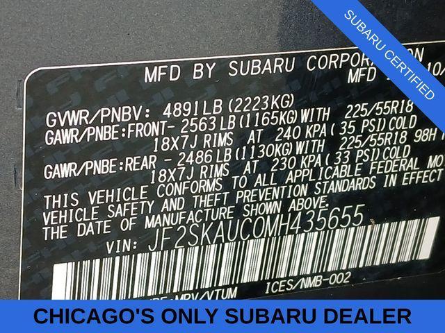 used 2021 Subaru Forester car, priced at $27,750