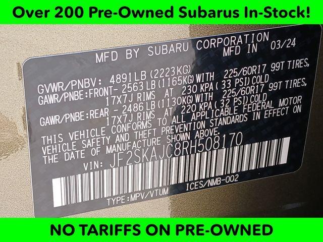 used 2024 Subaru Forester car, priced at $35,377