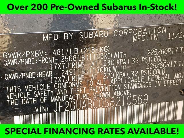 used 2025 Subaru Crosstrek car, priced at $26,207