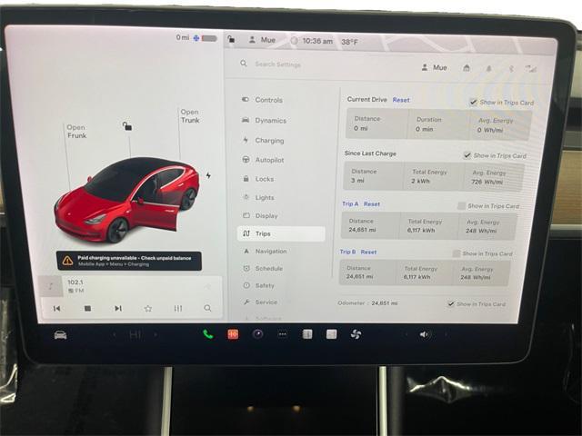 used 2019 Tesla Model 3 car, priced at $25,000