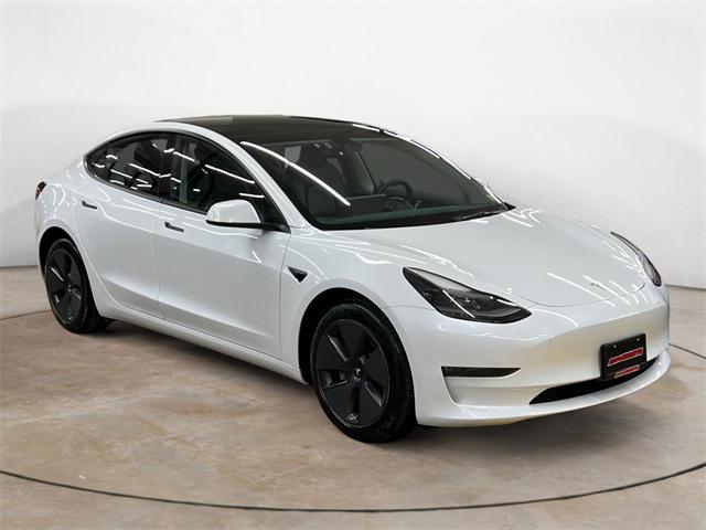 used 2023 Tesla Model 3 car, priced at $27,500