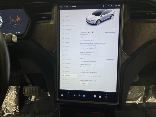 used 2021 Tesla Model X car, priced at $40,500