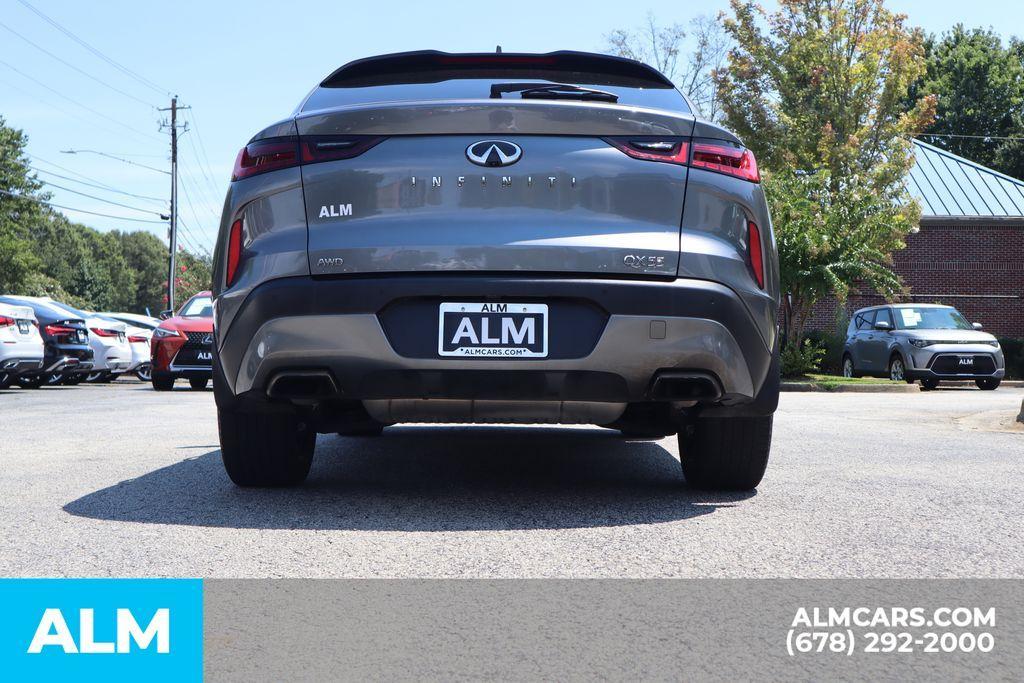 used 2023 INFINITI QX55 car, priced at $33,420